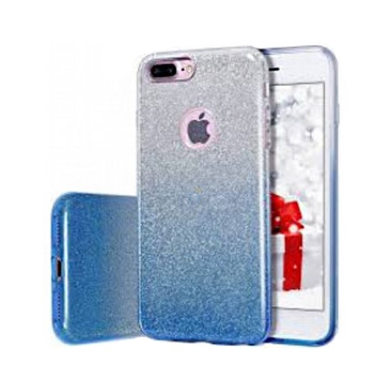 CAPA PREMIUM BLING SPARKLING PARA IPHONE XS MAX AZUL